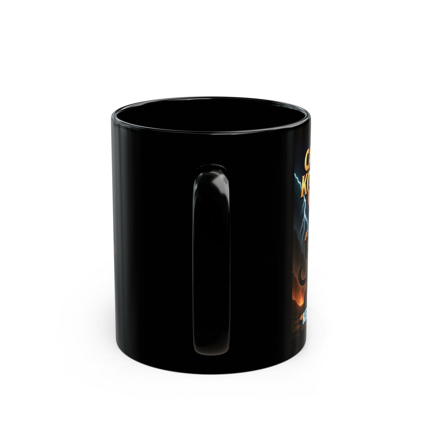 "Canine Kombat - Keno Kage" Black Mug (11oz, 15oz)