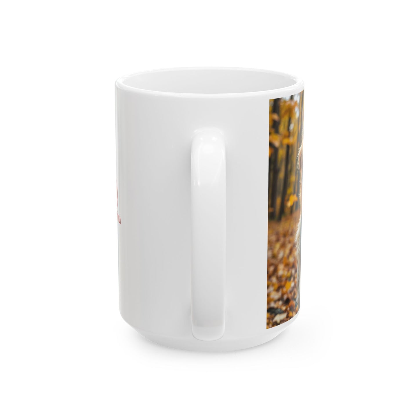 "Golden Retriever Autumn" Mug (11oz, 15oz)
