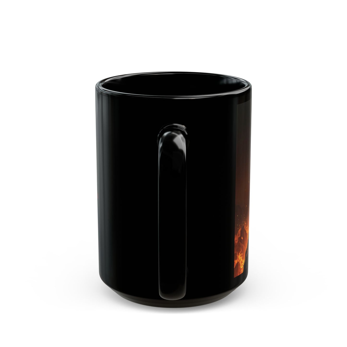 "Aries Warrior Bulldog" Black Mug (11oz & 15oz)