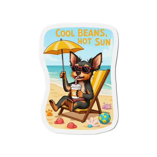 "Cool Beans, Hot Sun" Magnet