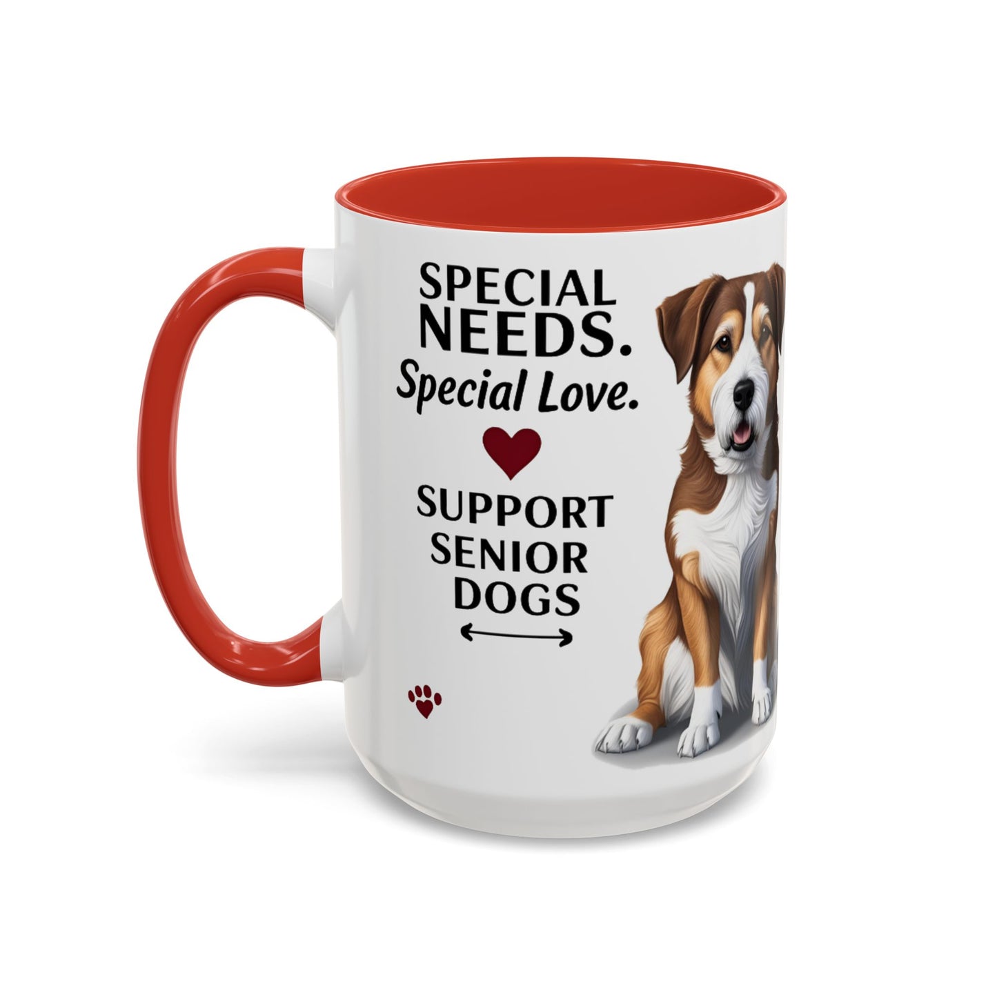 Support Senior Dogs Mug (11, 15oz)