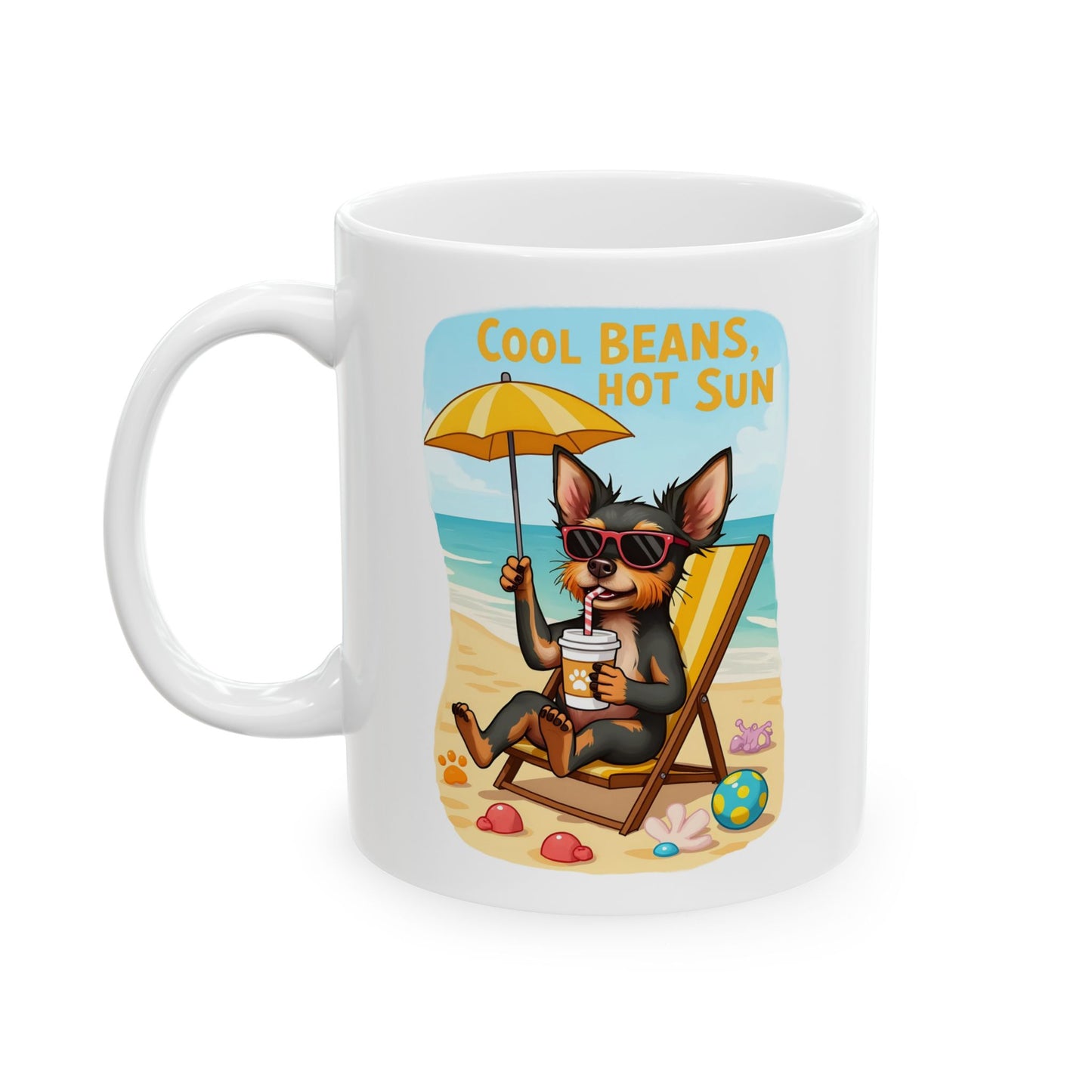 "Cool Beans, Hot Sun" Mug (11oz, 15oz)