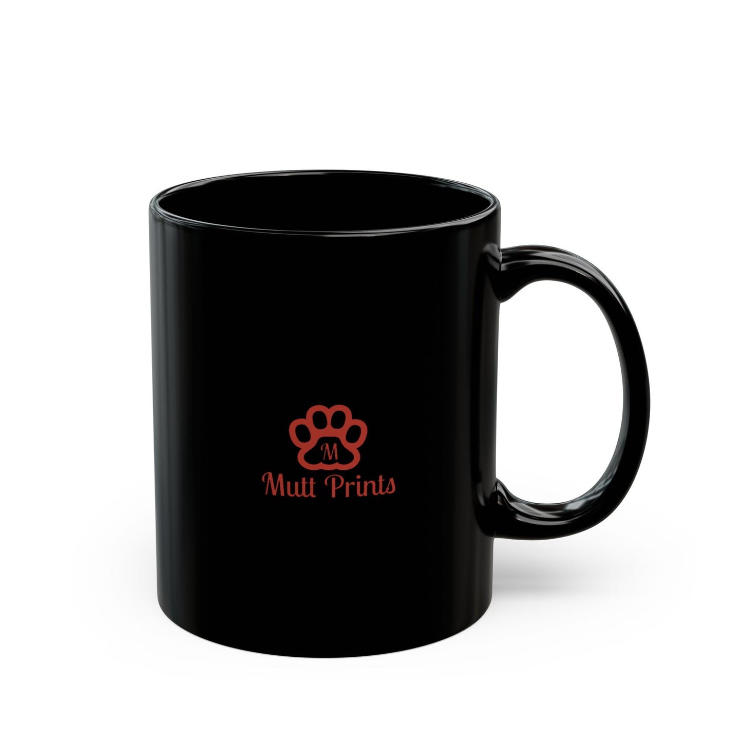 "Live Long And Slobber" Black Mug (11oz)