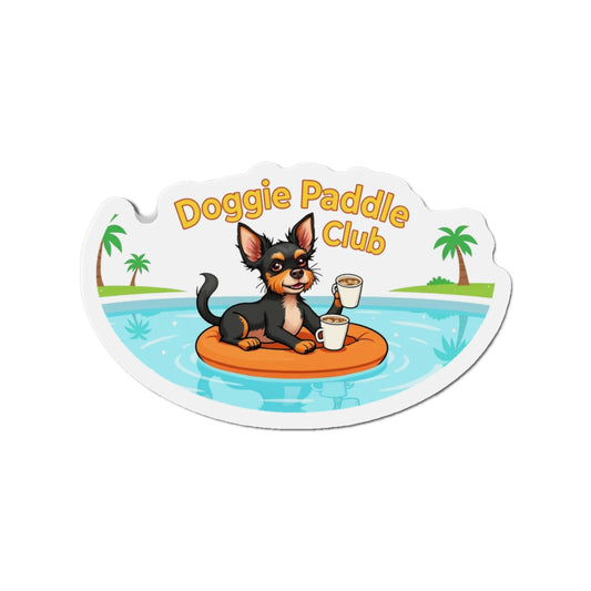 "Doggie Paddle Club" Magnet
