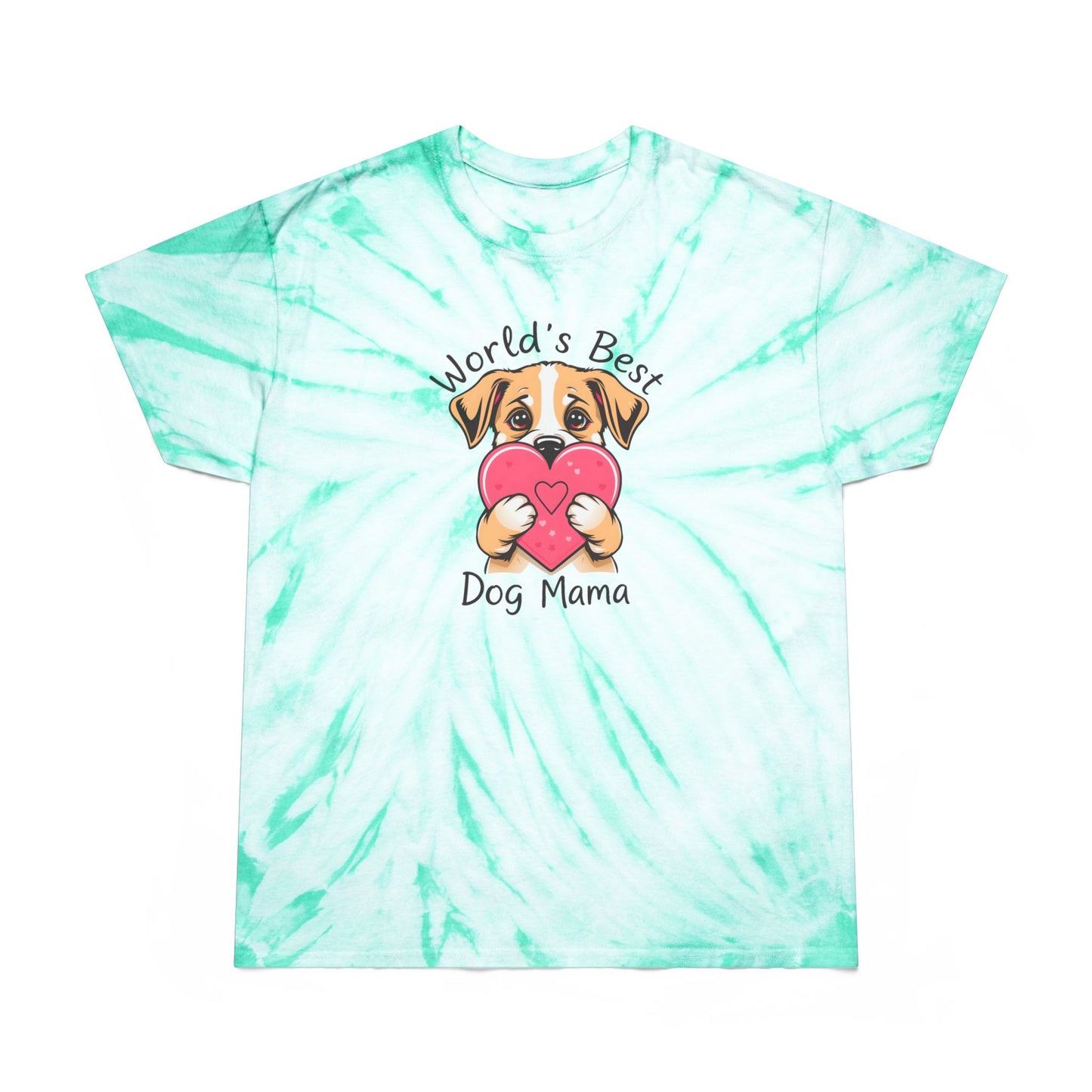 "World's Best Dog Mama" Tie-Dye Tee