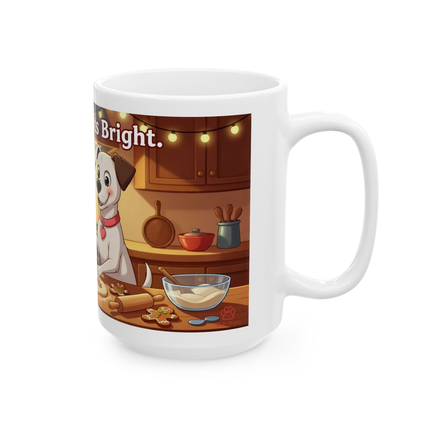 "Baking Spirits Bright" Mug (11oz, 15oz)