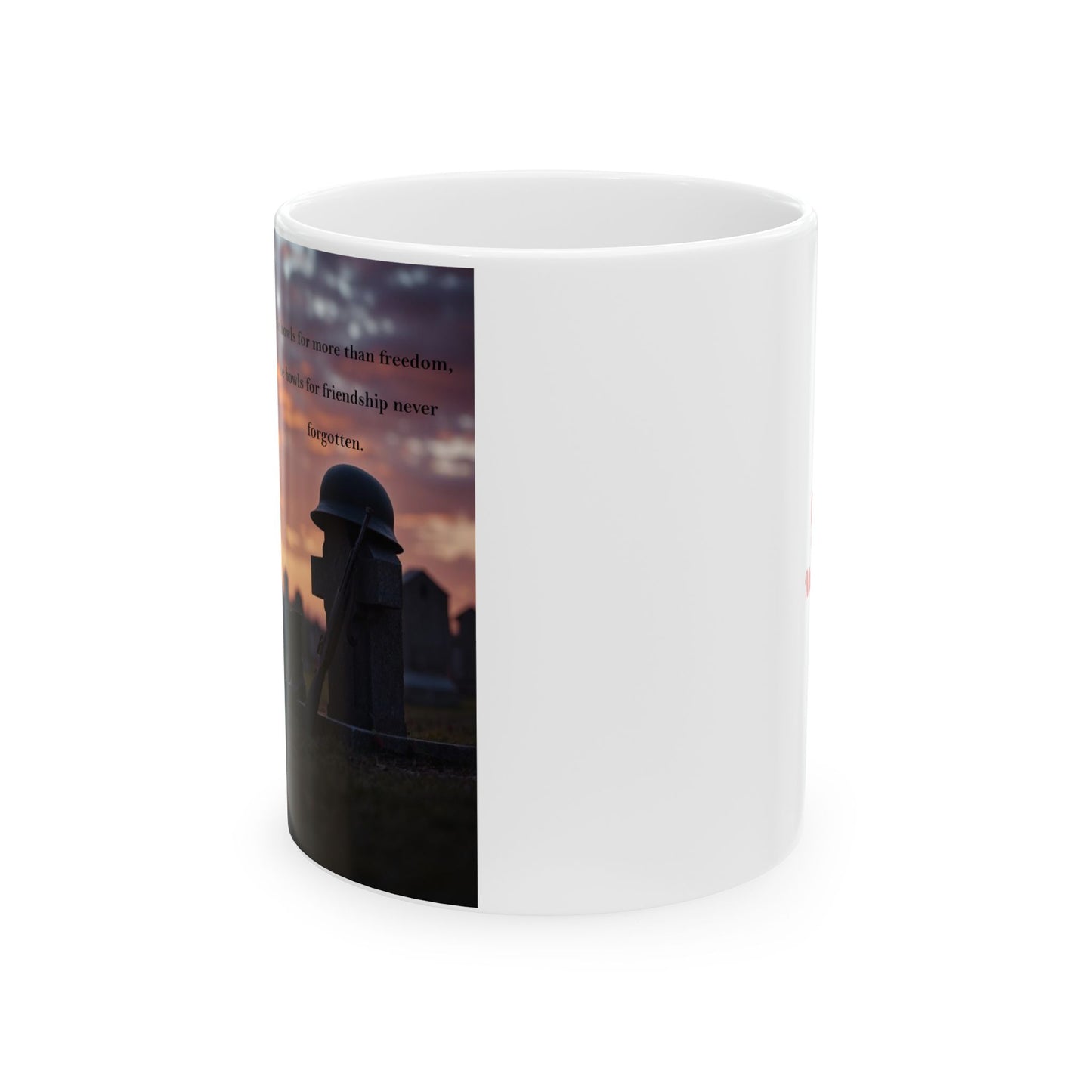 "He Howls For More Than Freedom" Mug (11oz, 15oz)