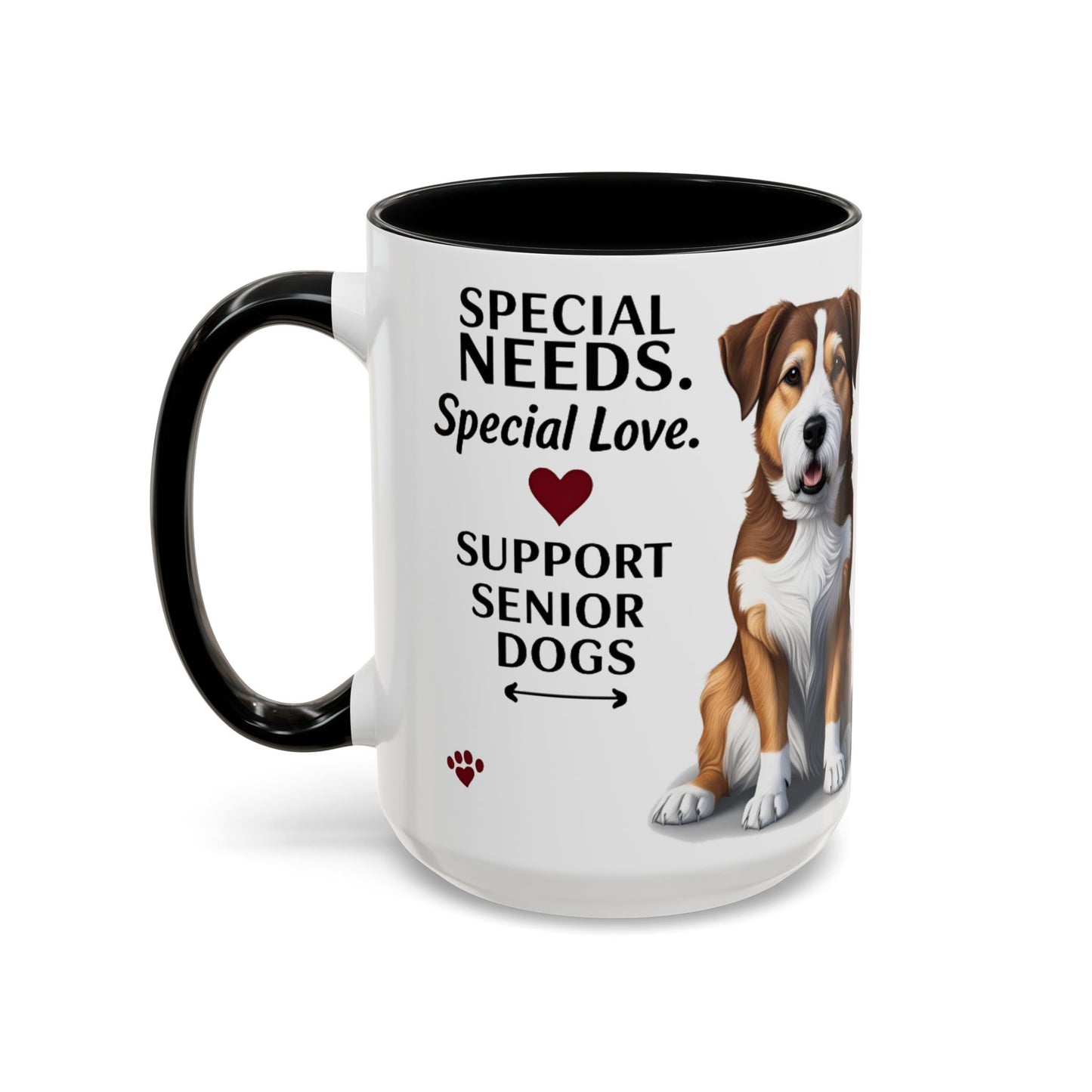 Support Senior Dogs Mug (11, 15oz)