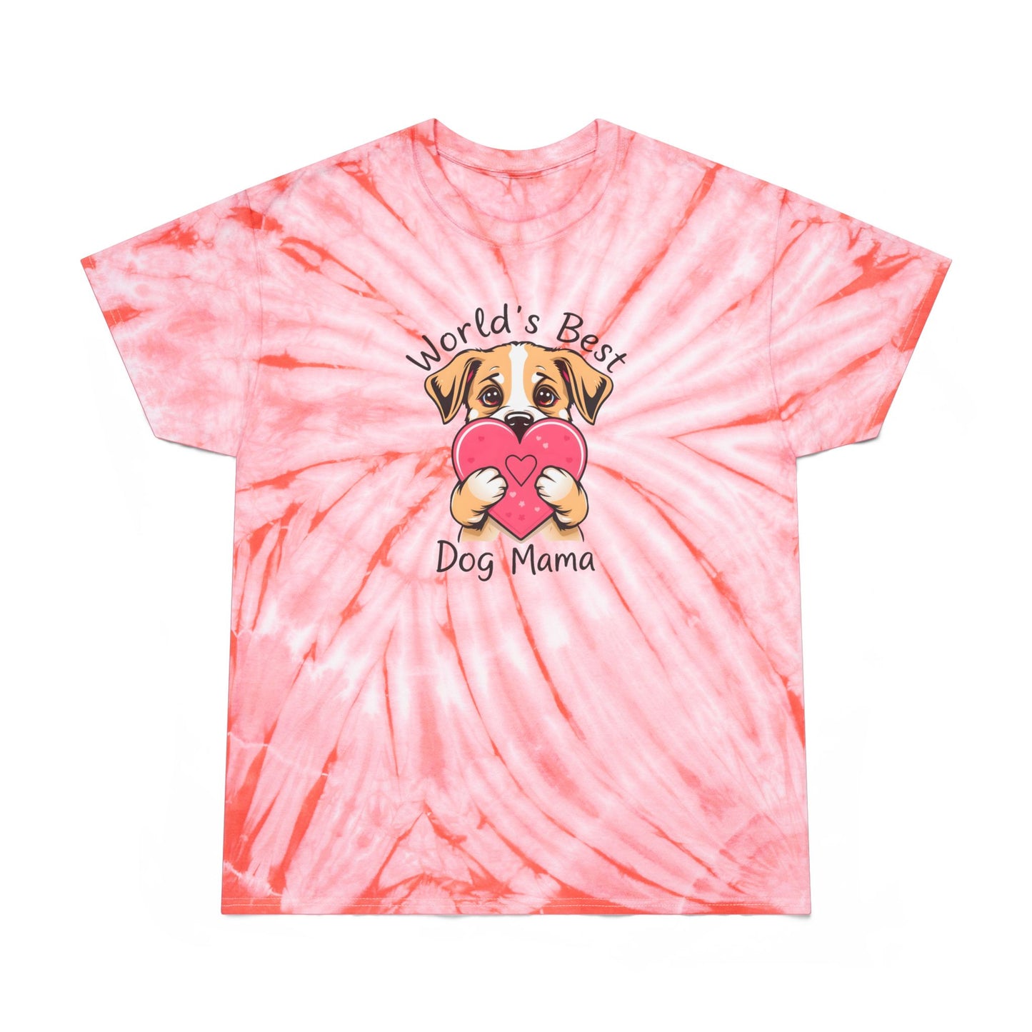 "World's Best Dog Mama" Tie-Dye Tee