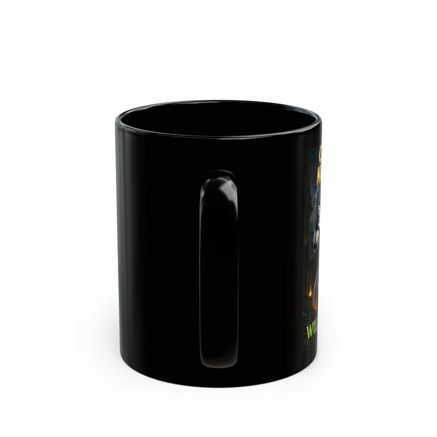 "Canine Kombat - Willow Blade" Black Mug (11oz, 15oz)
