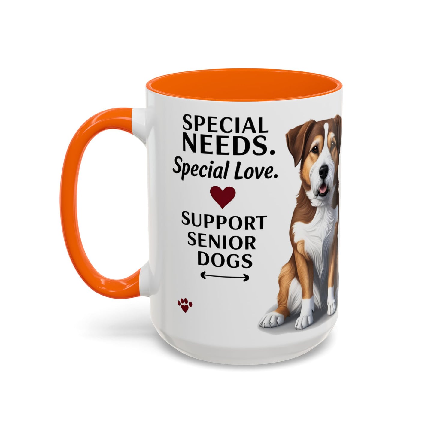 Support Senior Dogs Mug (11, 15oz)