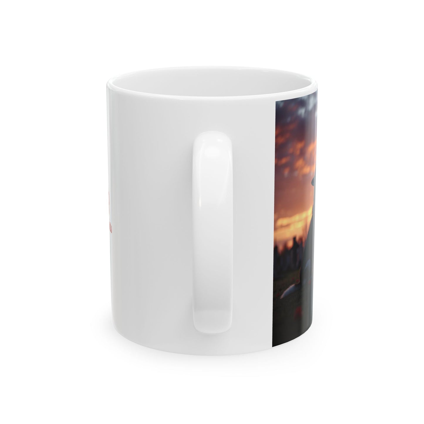 "He Howls For More Than Freedom" Mug (11oz, 15oz)