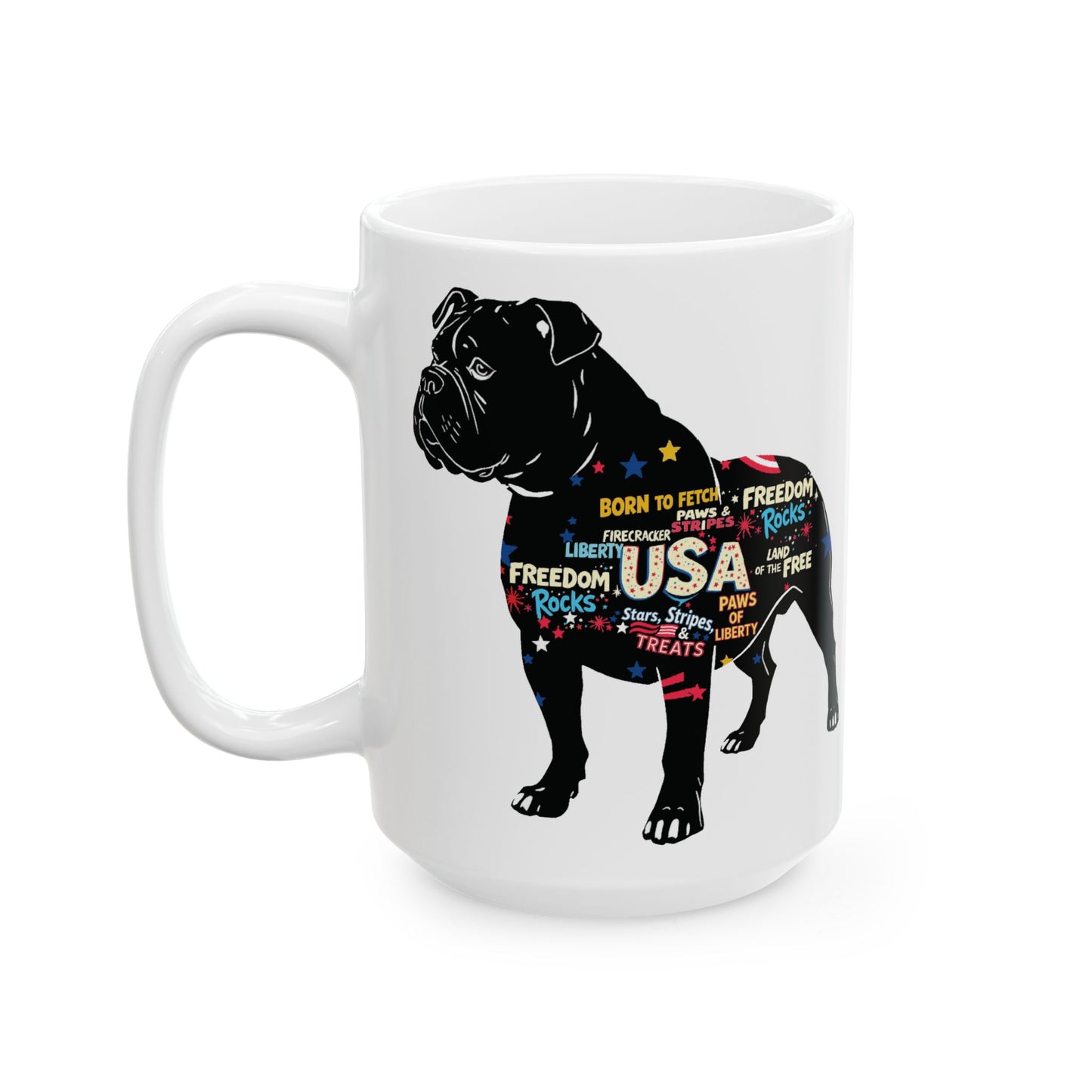 "USA American Bulldog" Mug (11oz, 15oz)