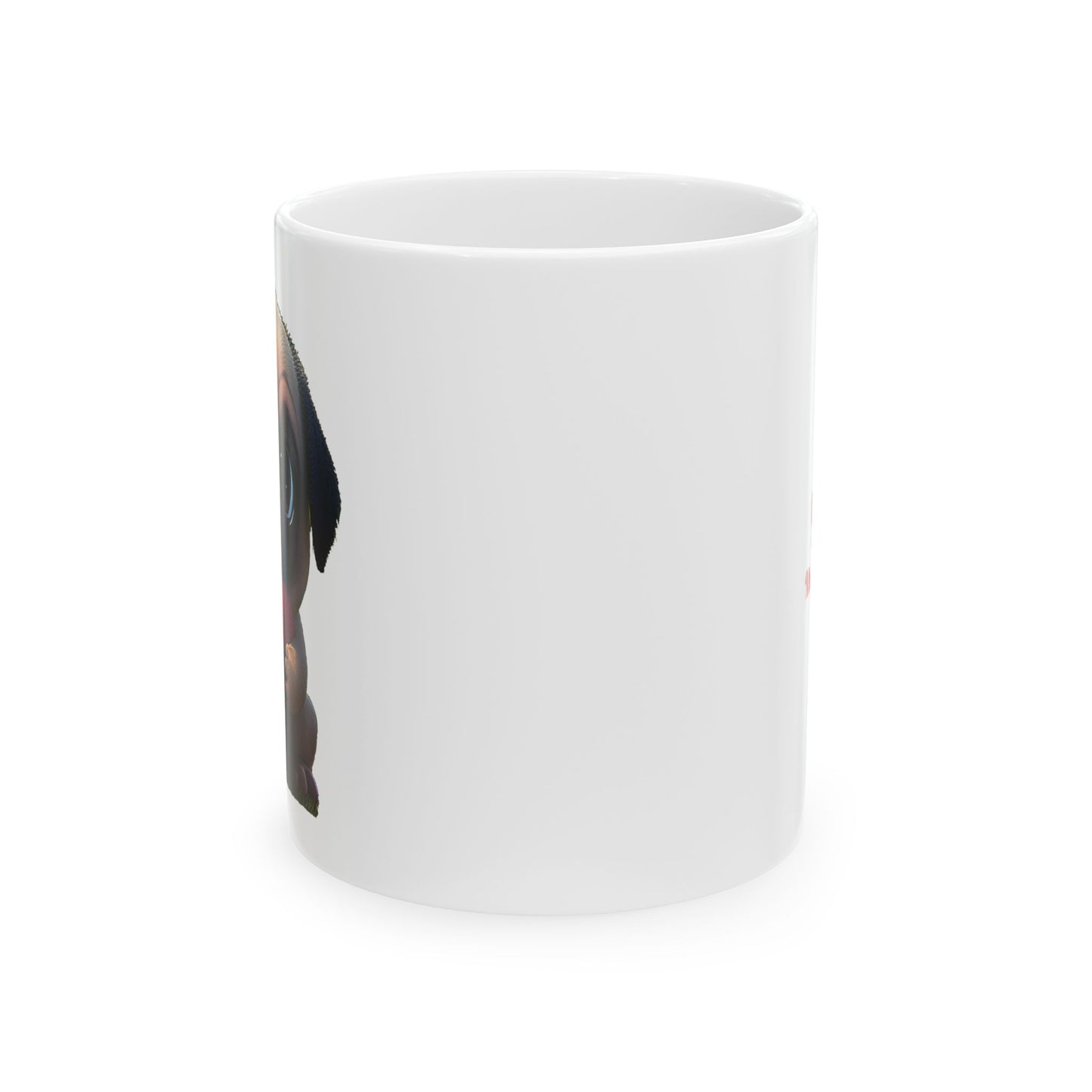 "Love Pug Ceramic" Mug (11oz)