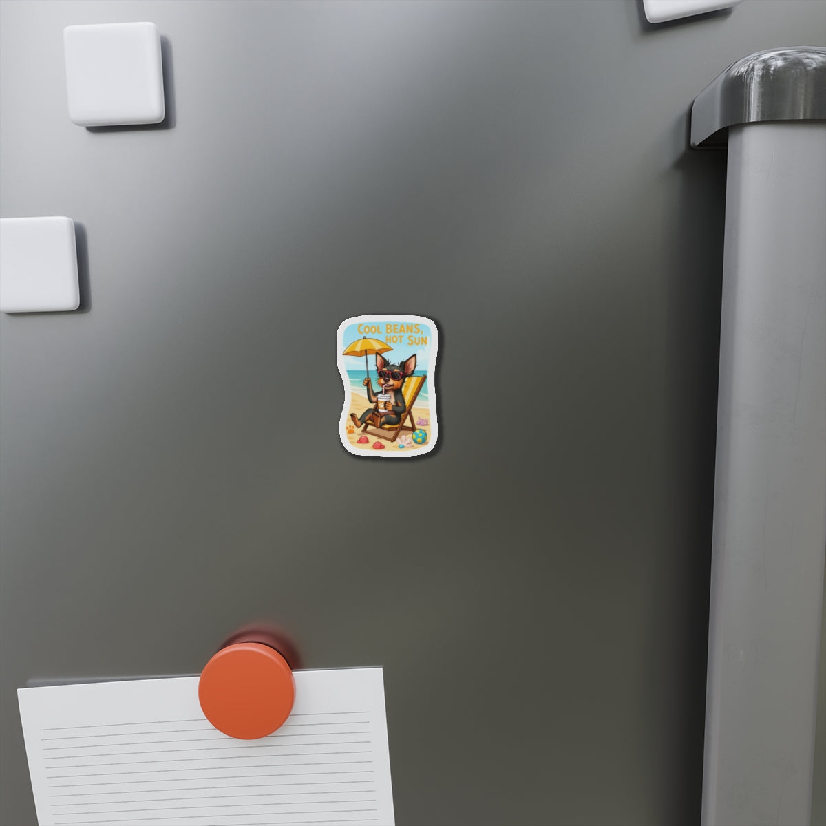 "Cool Beans, Hot Sun" Magnet