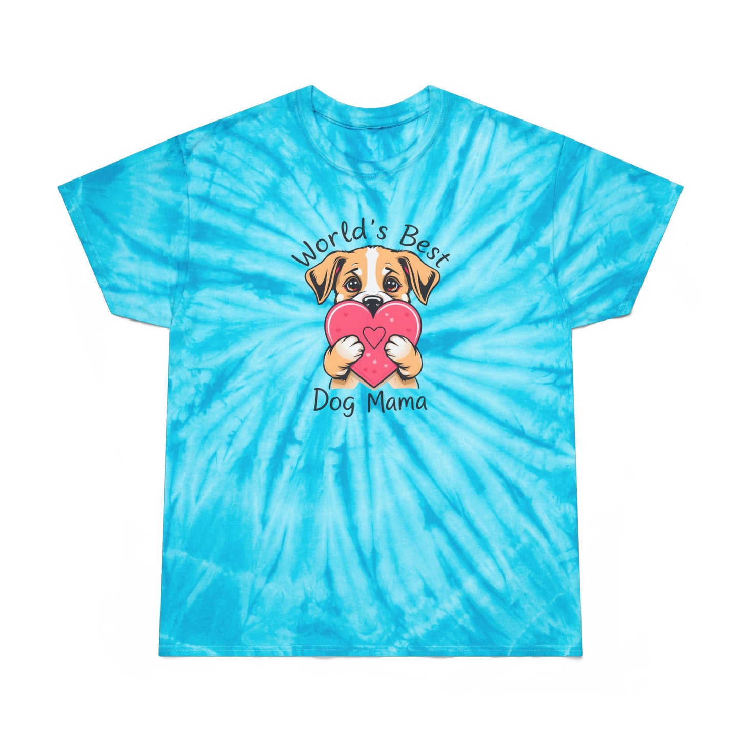 "World's Best Dog Mama" Tie-Dye Tee