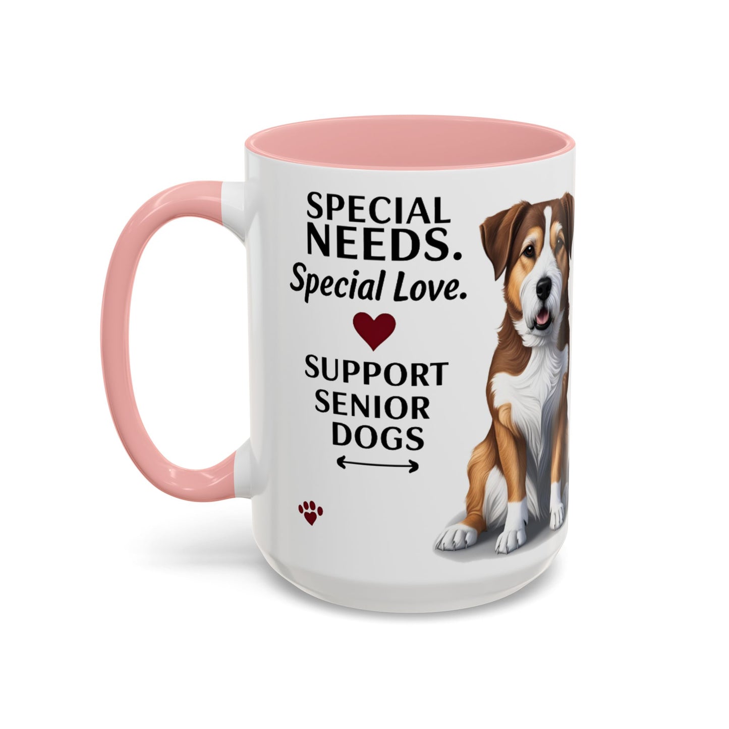 Support Senior Dogs Mug (11, 15oz)