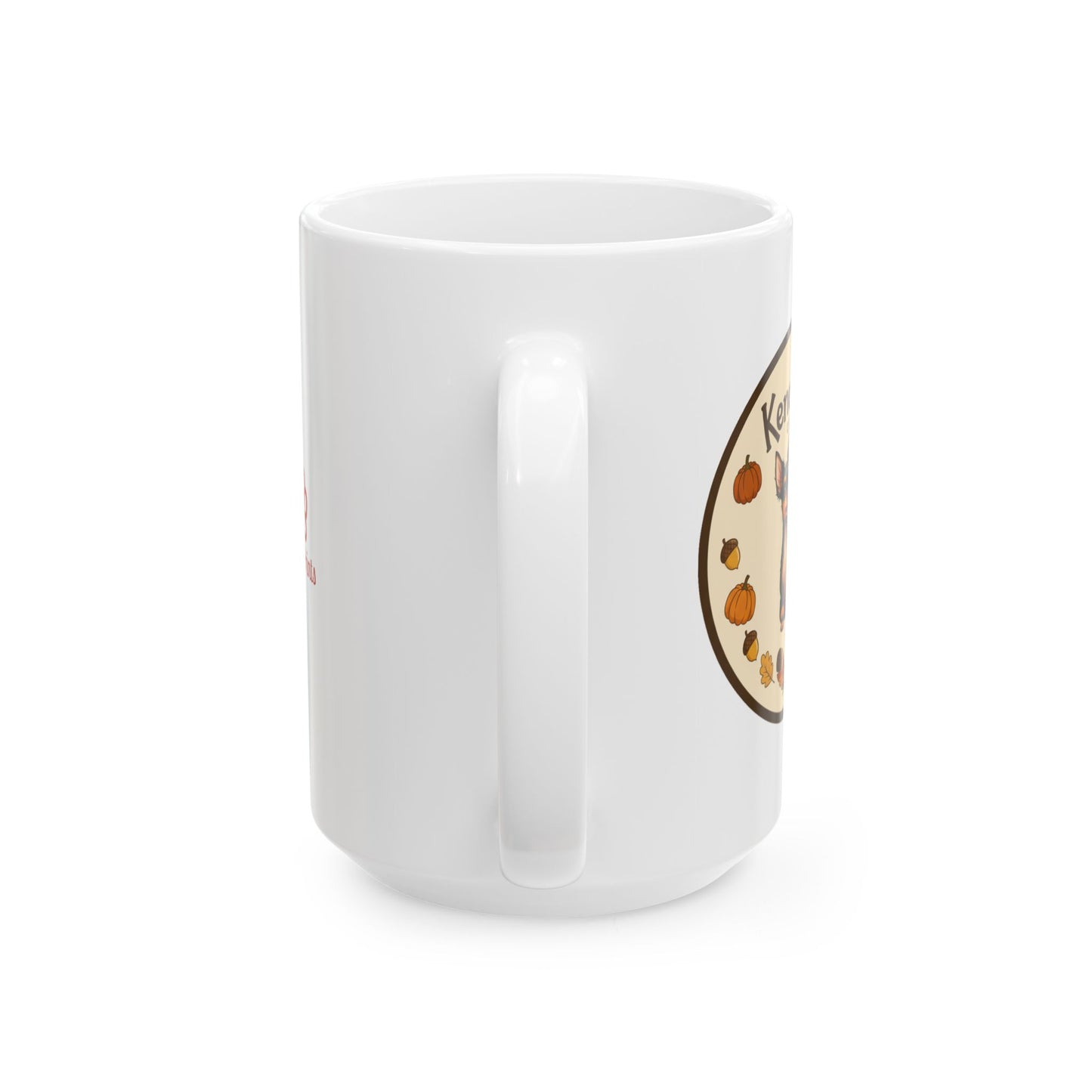 "Keno Bean Coffee Thanksgiving Logo" Mug (11oz, 15oz)