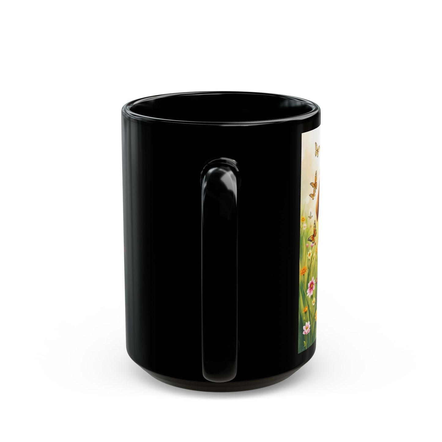 "Gemini Twin Beagles" Black Mug (11oz, 15oz)