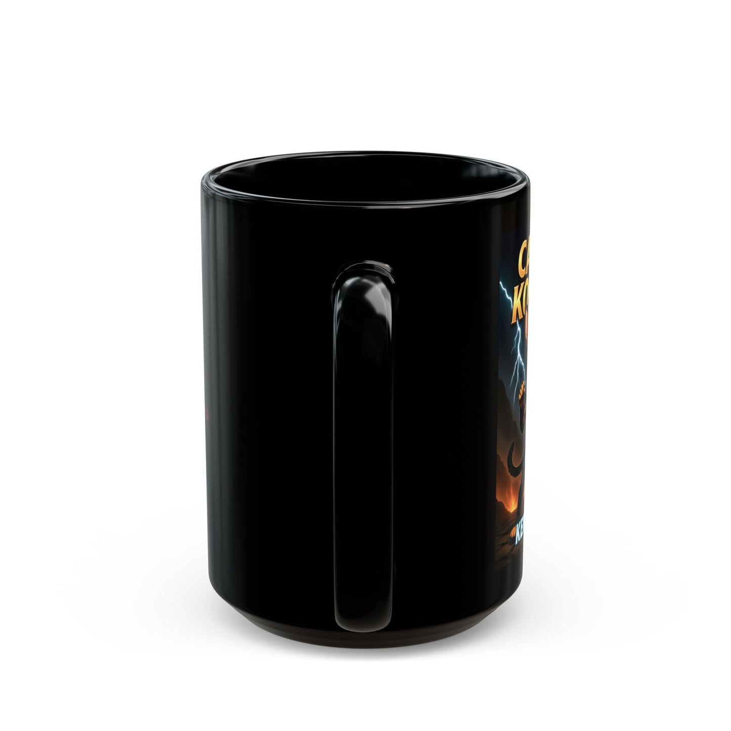 "Canine Kombat - Keno Kage" Black Mug (11oz, 15oz)