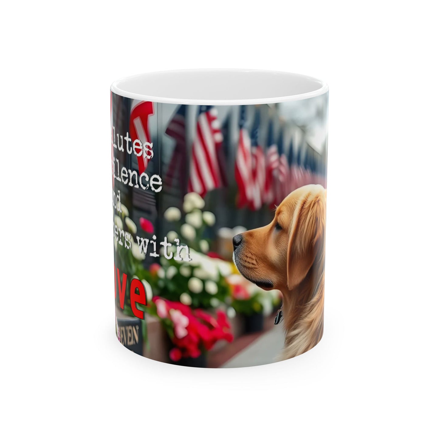 "He Salutes With Silence" Mug (11oz, 15oz)