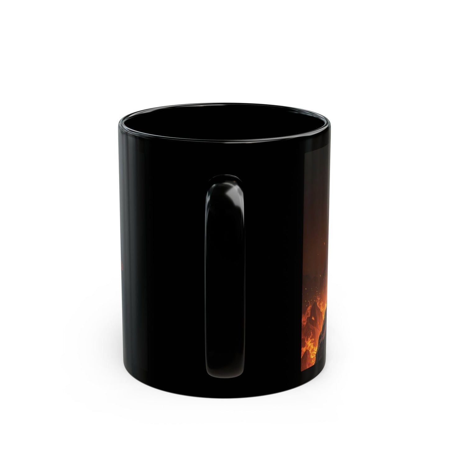 "Aries Warrior Bulldog" Black Mug (11oz & 15oz)