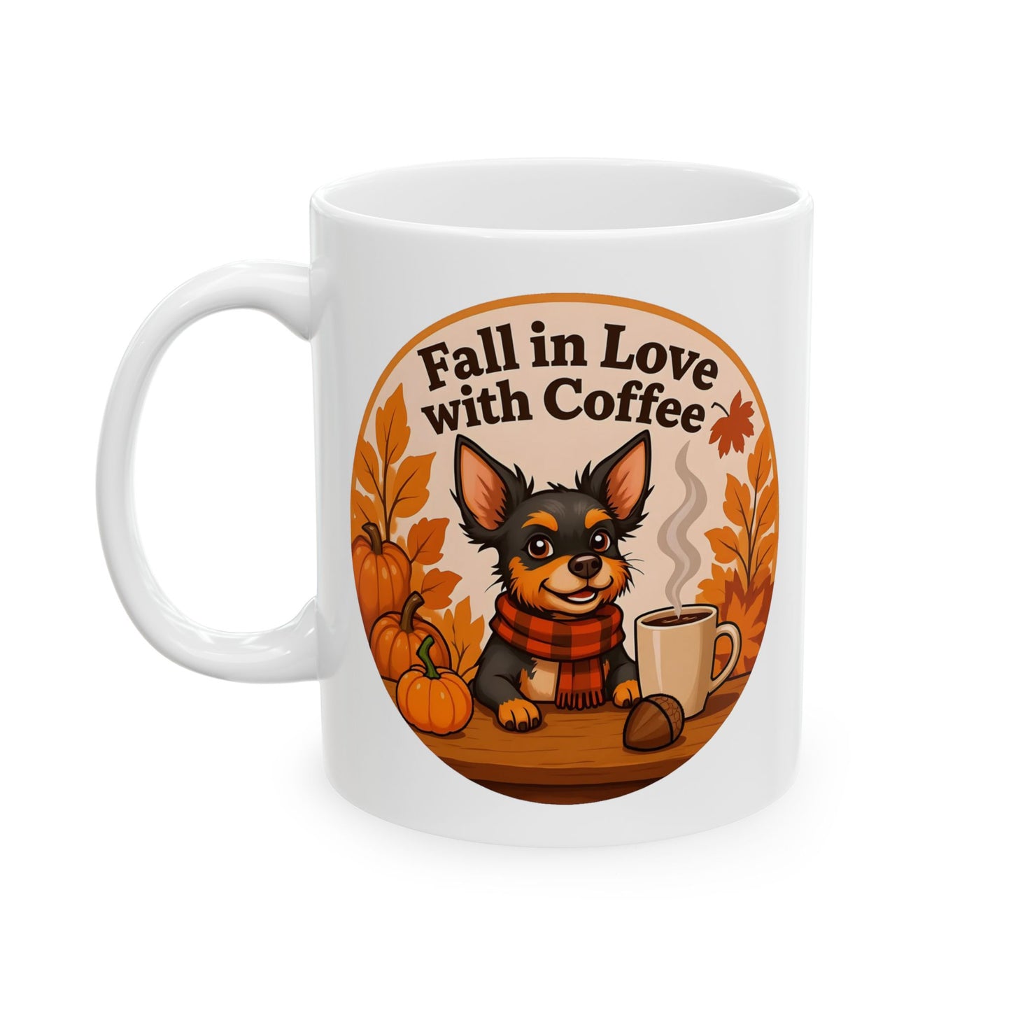 "Fall In Love With Coffee" Mug (11oz, 15oz)