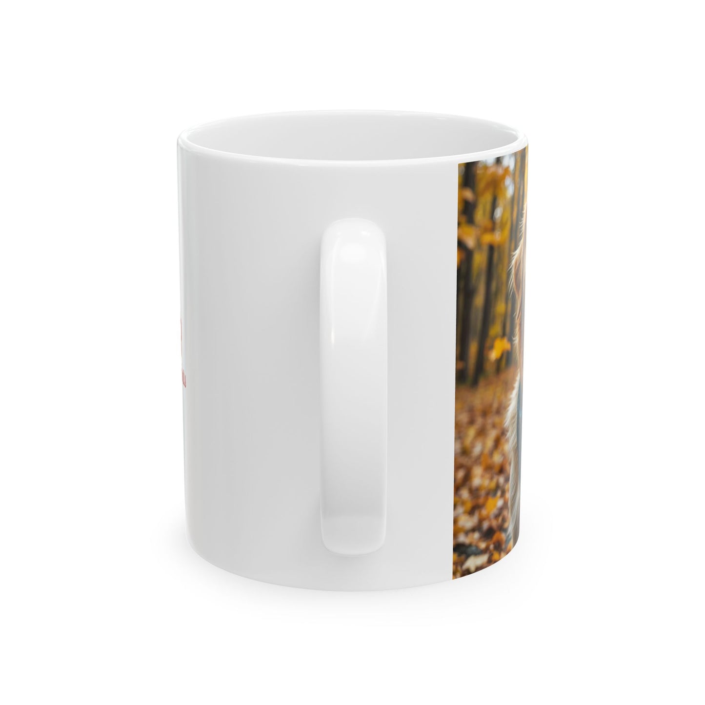 "Golden Retriever Autumn" Mug (11oz, 15oz)