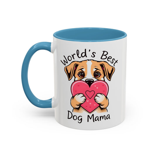 "Worlds Best Dog Mama" Mug (11, 15oz)