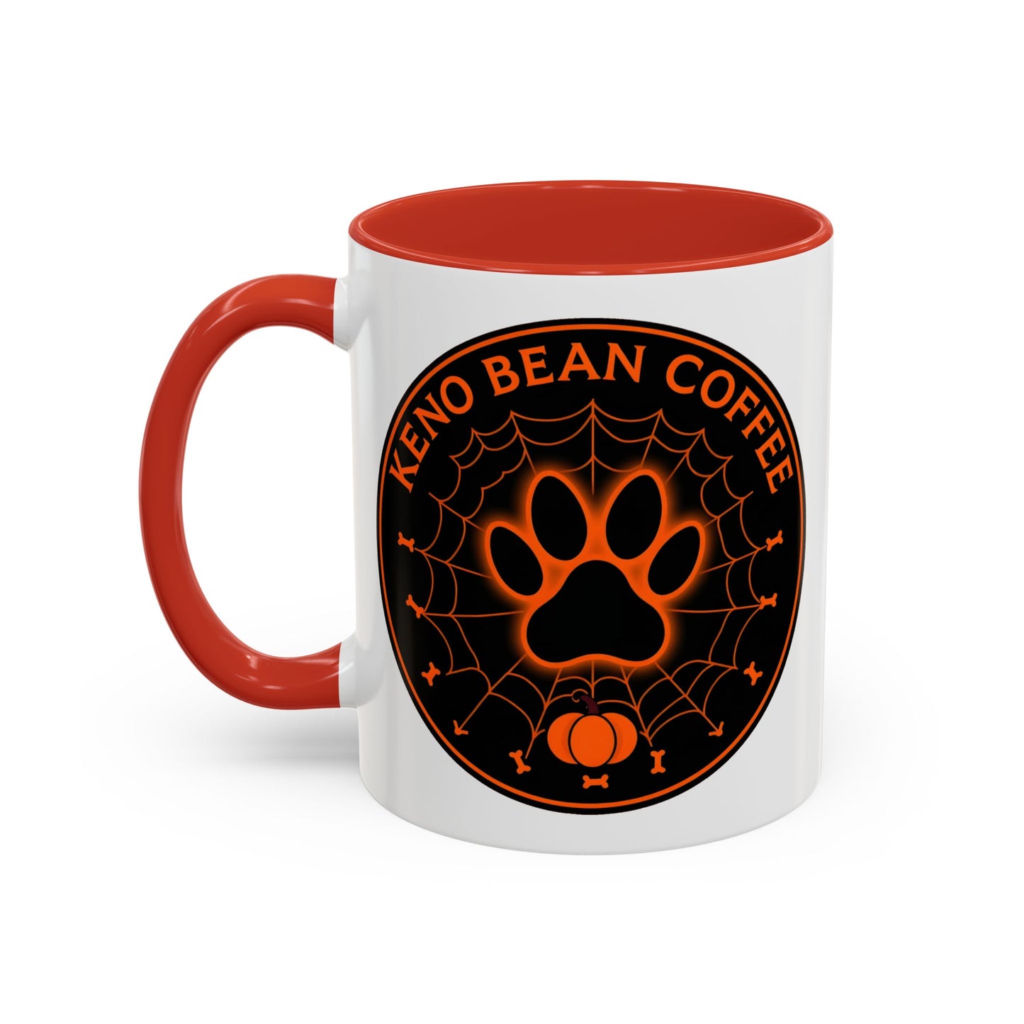 "Keno Bean Coffee Halloween Emblem" Mug (11oz)