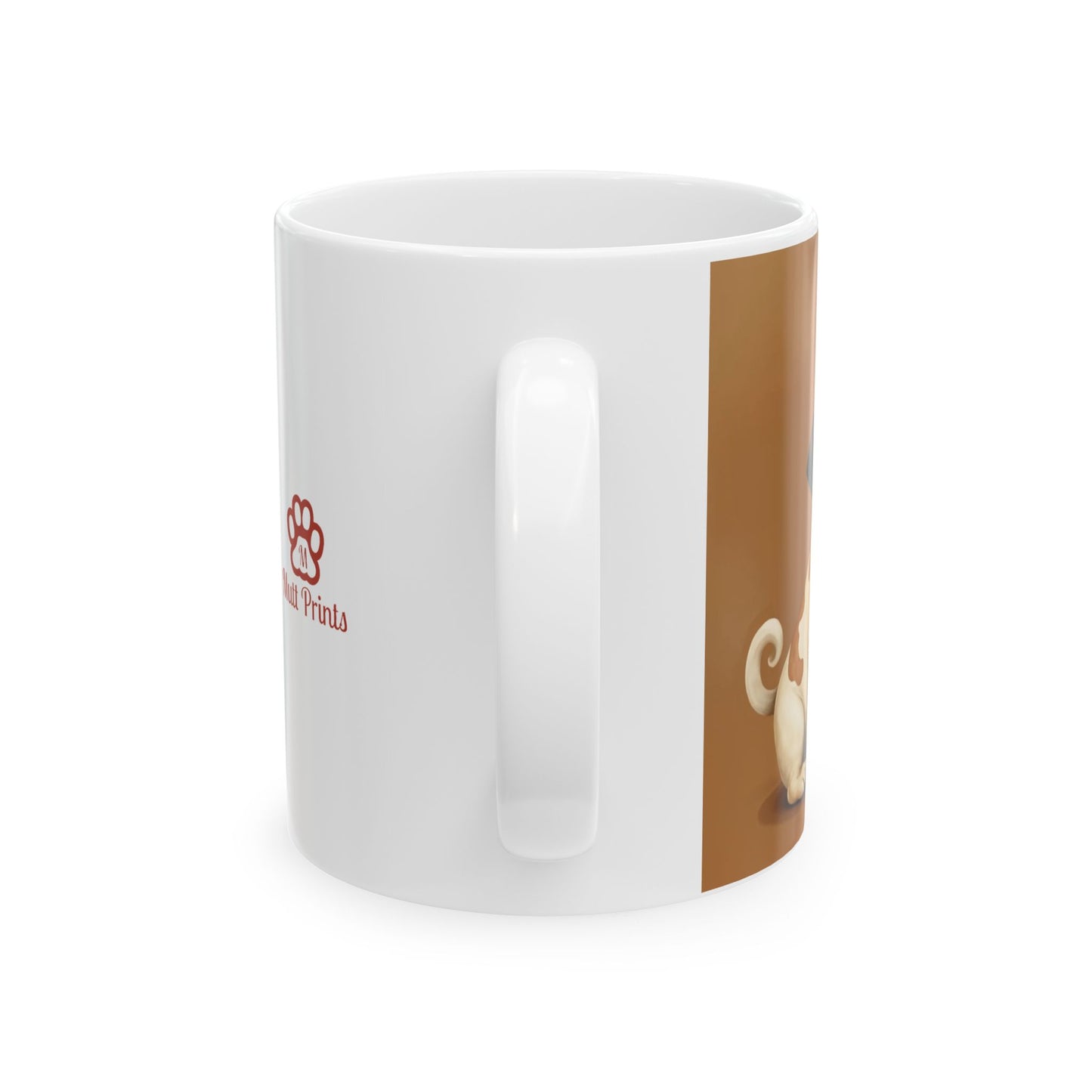 "Puppy Pug Pals & Coffee Tails" Mug (11oz, 15oz)