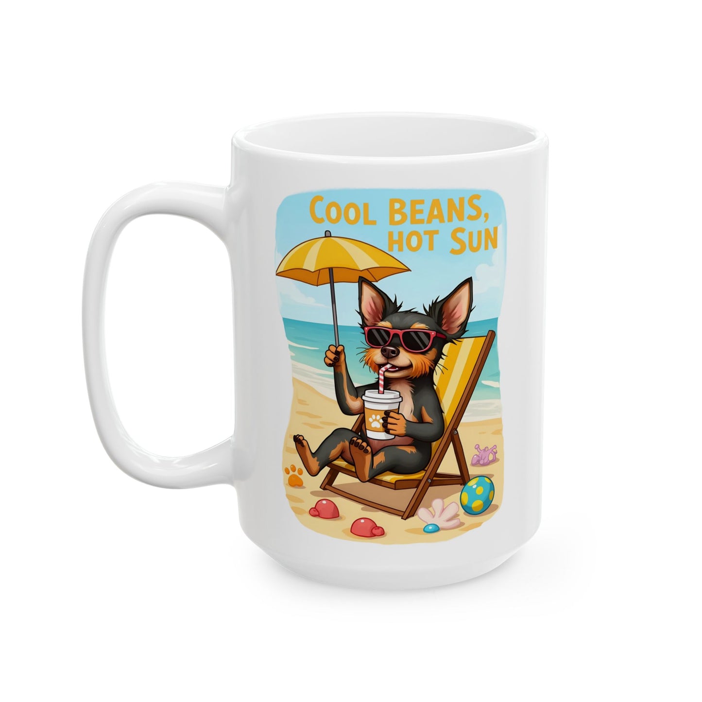 "Cool Beans, Hot Sun" Mug (11oz, 15oz)