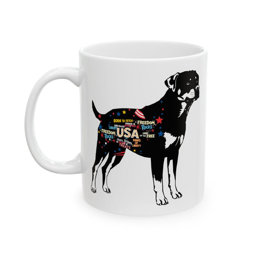 "USA Rottweiler" Mug (11oz, 15oz)