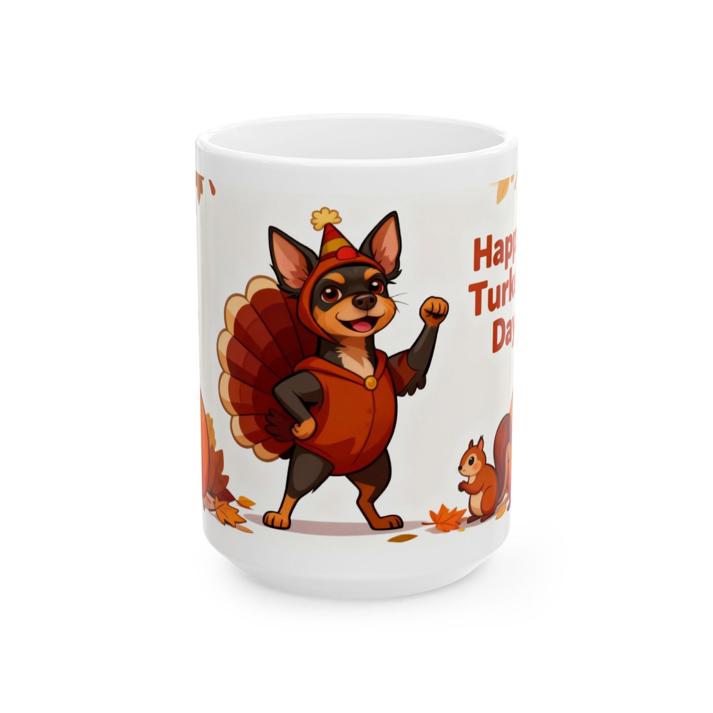 "Happy Turkey Day" Mug (11oz, 15oz)