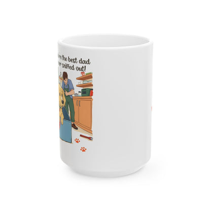 "Paws Down, Best Dad Ever" Mug (11oz, 15oz)