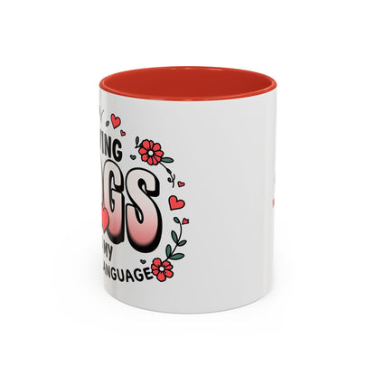 "Saving Dogs Is My Love Language" Mug (11, 15oz)