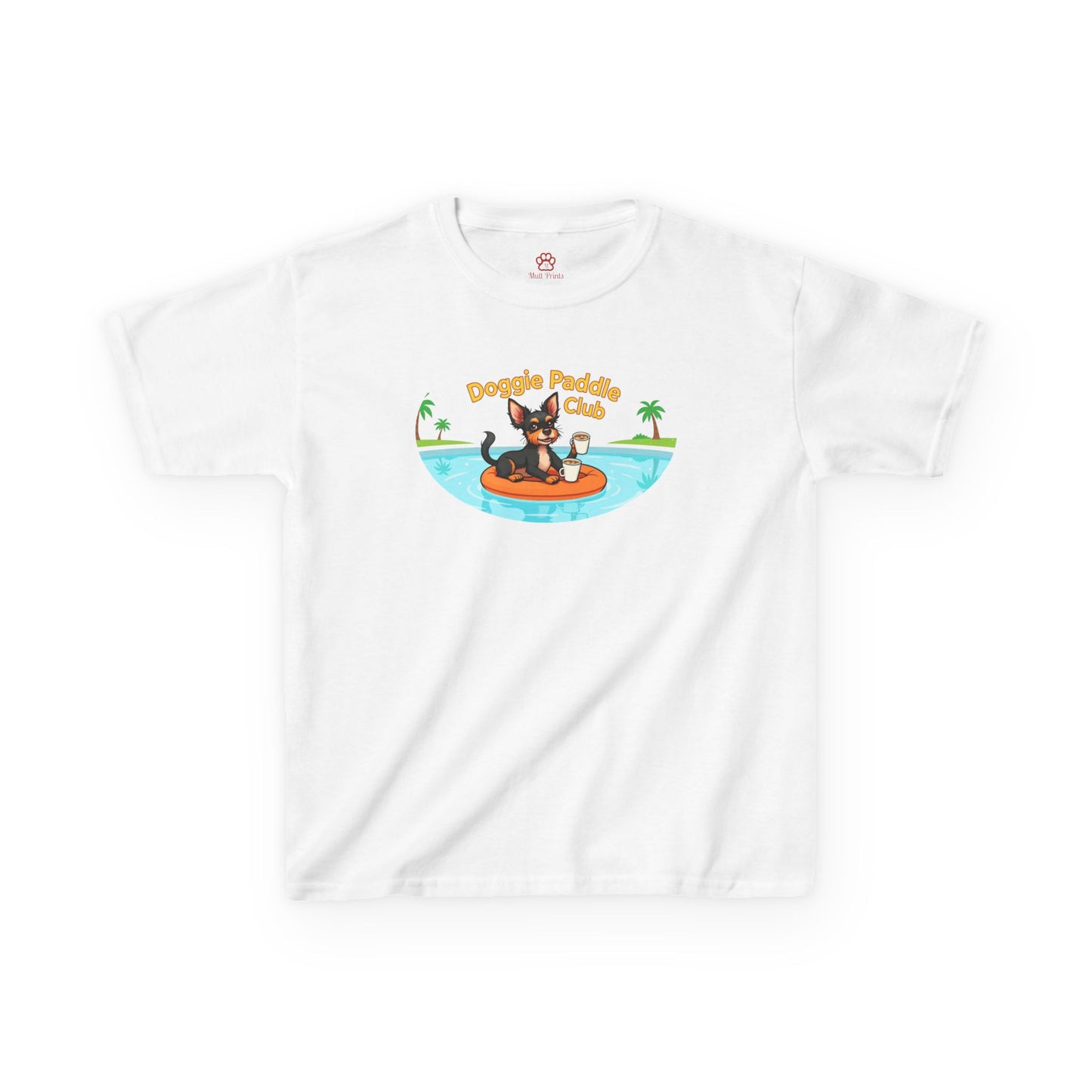 “Doggie Paddle Club” Kids Tee