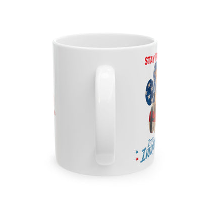 "Stay Pawsitive" Mug (11oz, 15oz)