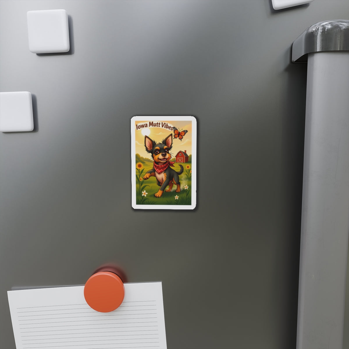 "Iowa Mutt Vibes" Magnet