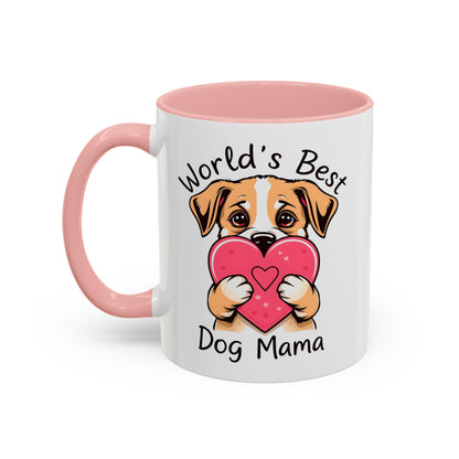 "Worlds Best Dog Mama" Mug (11, 15oz)