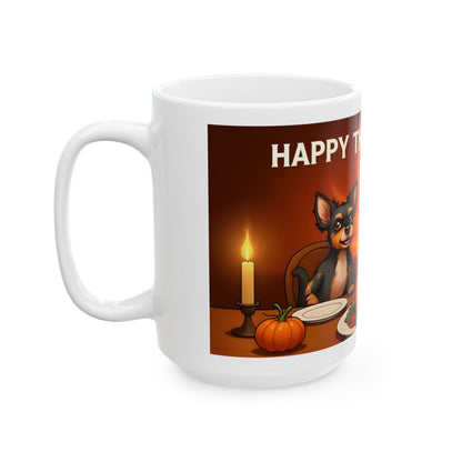 "Happy Thanksgiving" Mug (11oz, 15oz)