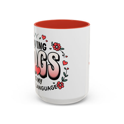 "Saving Dogs Is My Love Language" Mug (11, 15oz)