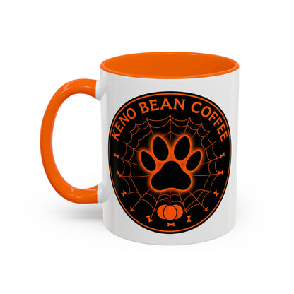 "Keno Bean Coffee Halloween Emblem" Mug (11oz)