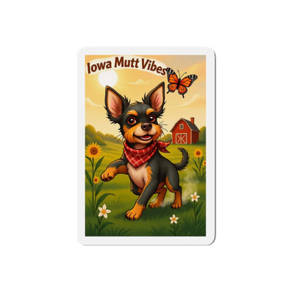 "Iowa Mutt Vibes" Magnet