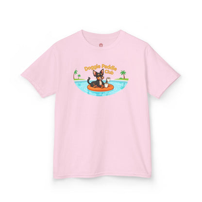“Doggie Paddle Club” Kids Tee