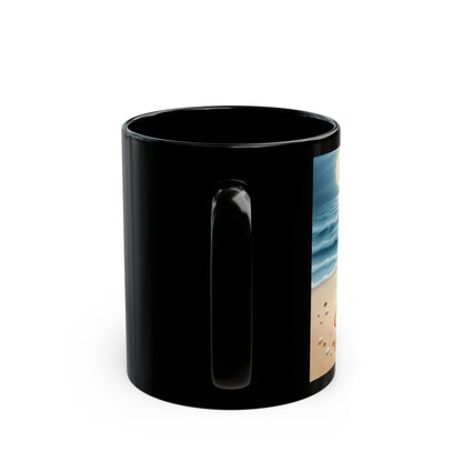 "Cancer Nurturing Cocker Spaniel" Black Mug (11oz & 15oz)