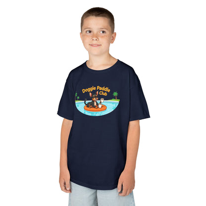 “Doggie Paddle Club” Kids Tee