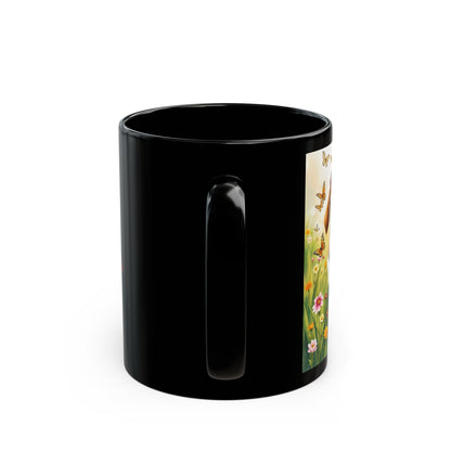 "Gemini Twin Beagles" Black Mug (11oz, 15oz)