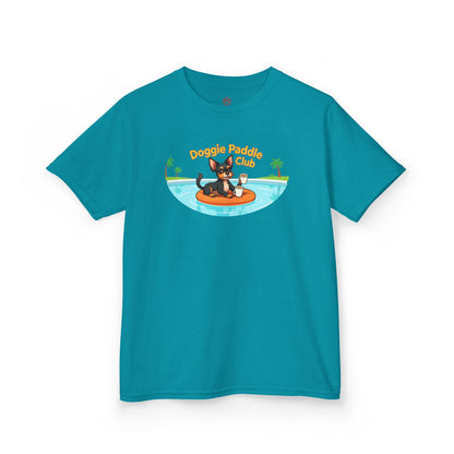 “Doggie Paddle Club” Kids Tee