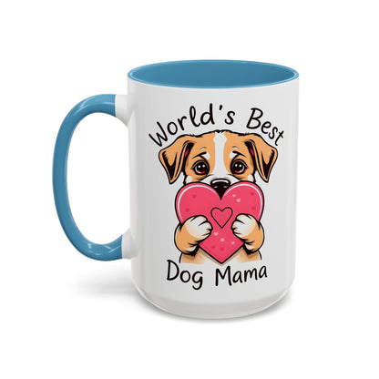 "Worlds Best Dog Mama" Mug (11, 15oz)